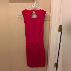 Elegant Red Sleeveless Dress